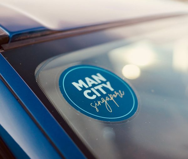 man city car decal